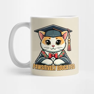 Graduation cat Mug